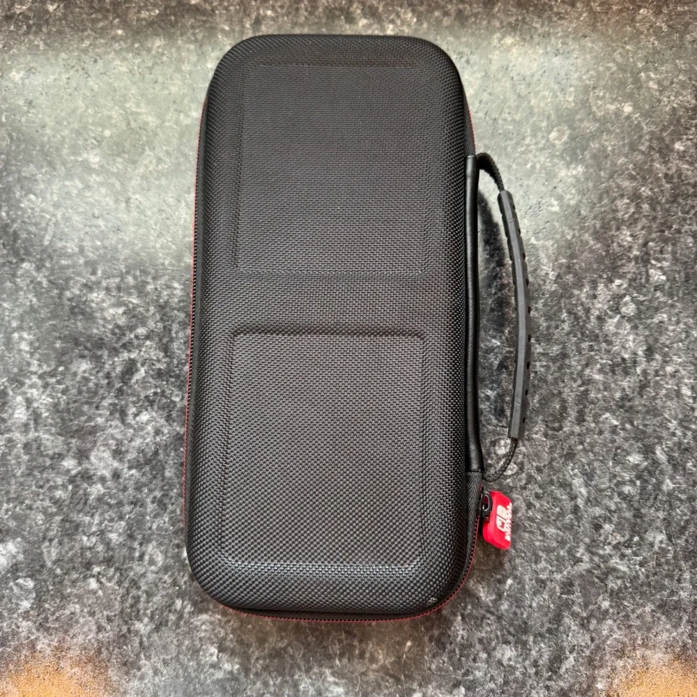 Nintendo Switch Protective Hard Shell Carrying Case Black Red Travel Storage Bag